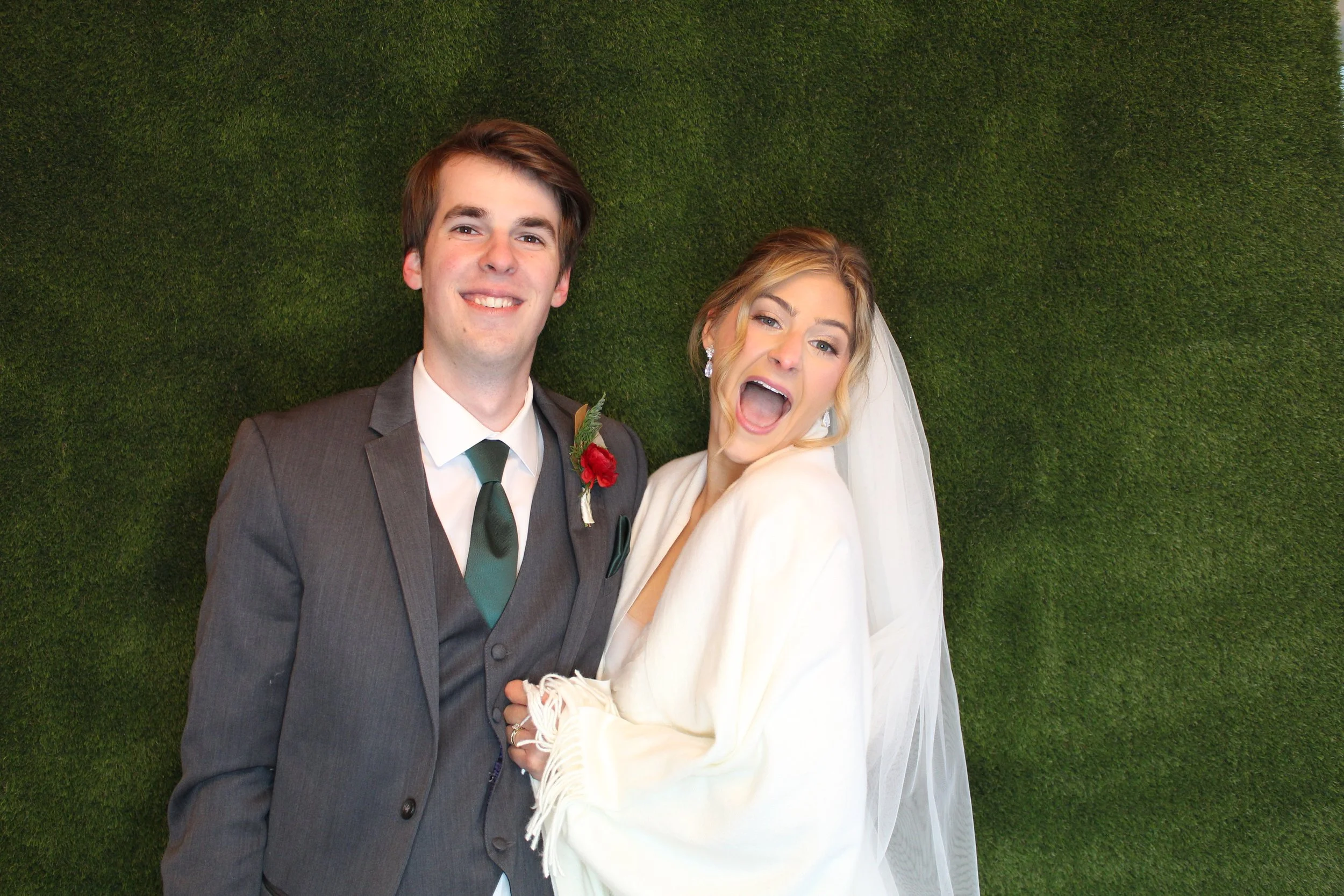 Just Married. Happy Couple