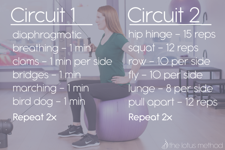 Postpartum Return to Exercise: Your Very First Workout – The Lotus Method