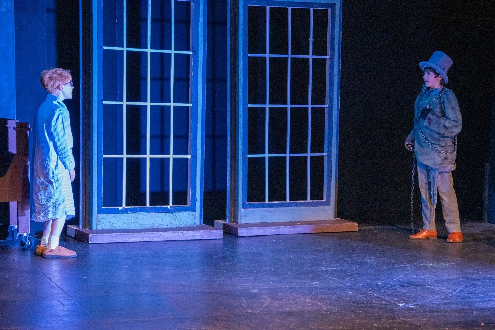 Young Performers Theatre December 2025 production of A Christmas Carol, based on the Charles Dickens holiday classic and adapted by Katherine Gargiulo