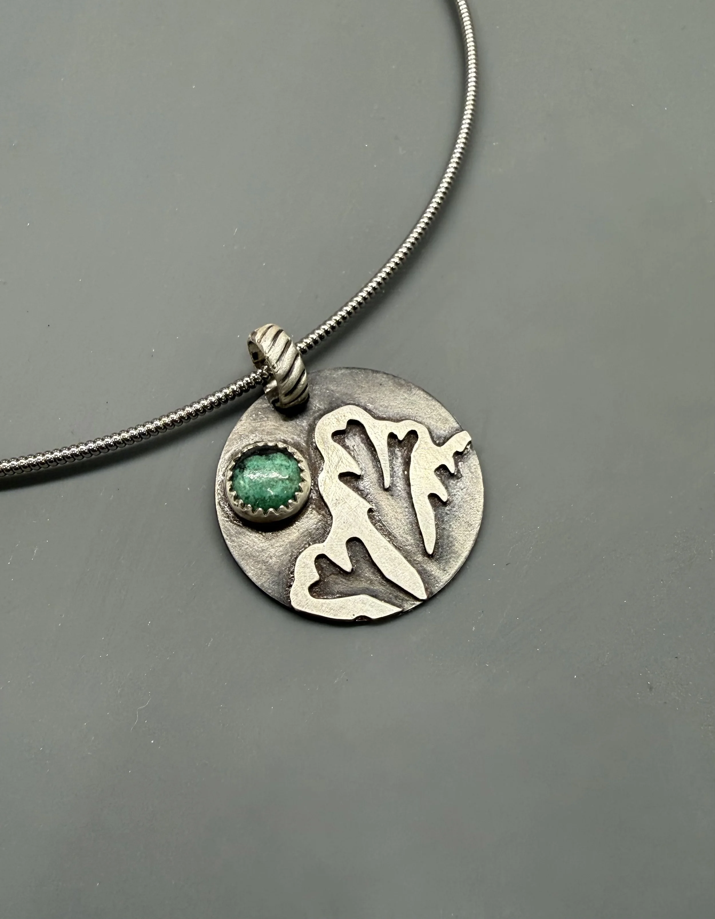 WJ-NK2 Silver coral	by Wanda Jester