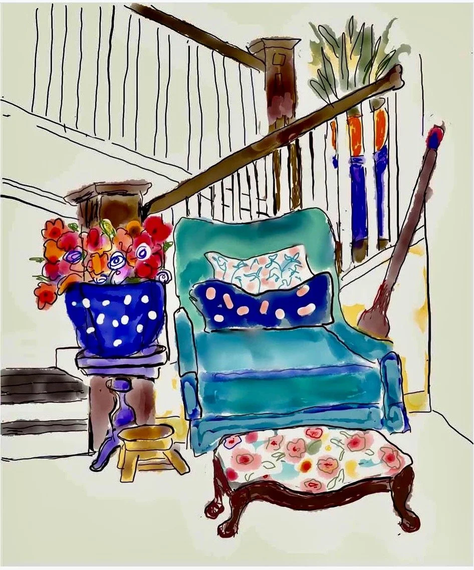 Still Life with Chair by Theresa Knight McFadden