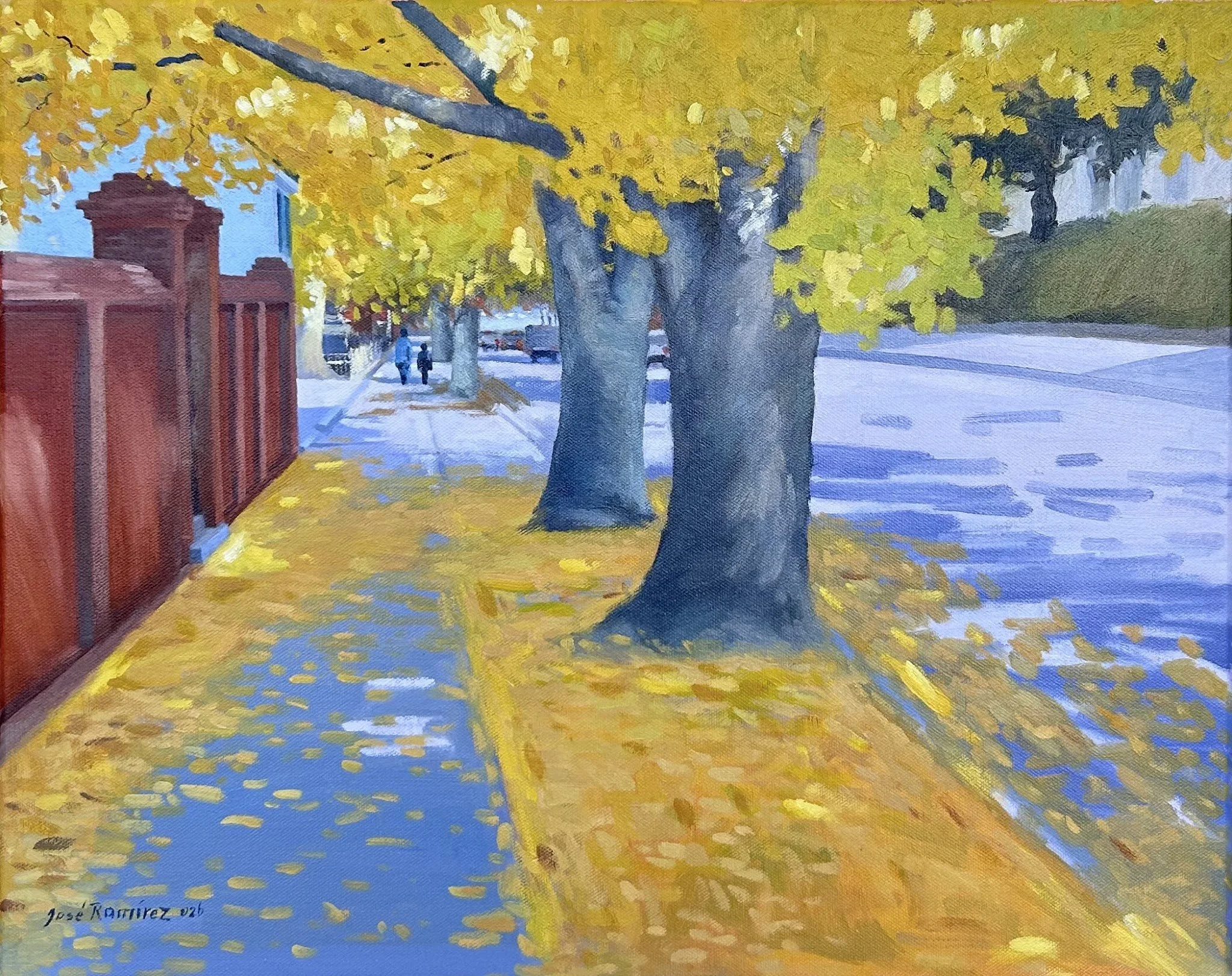 High St. View in Autumn by Jose Ramirez
