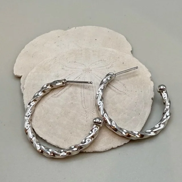 Twisted Hoops by Cindy Ayd