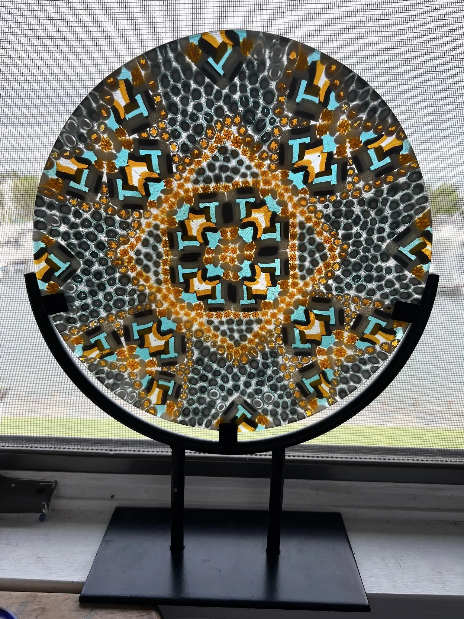 Angel Wing Mandala by Barbara Trower