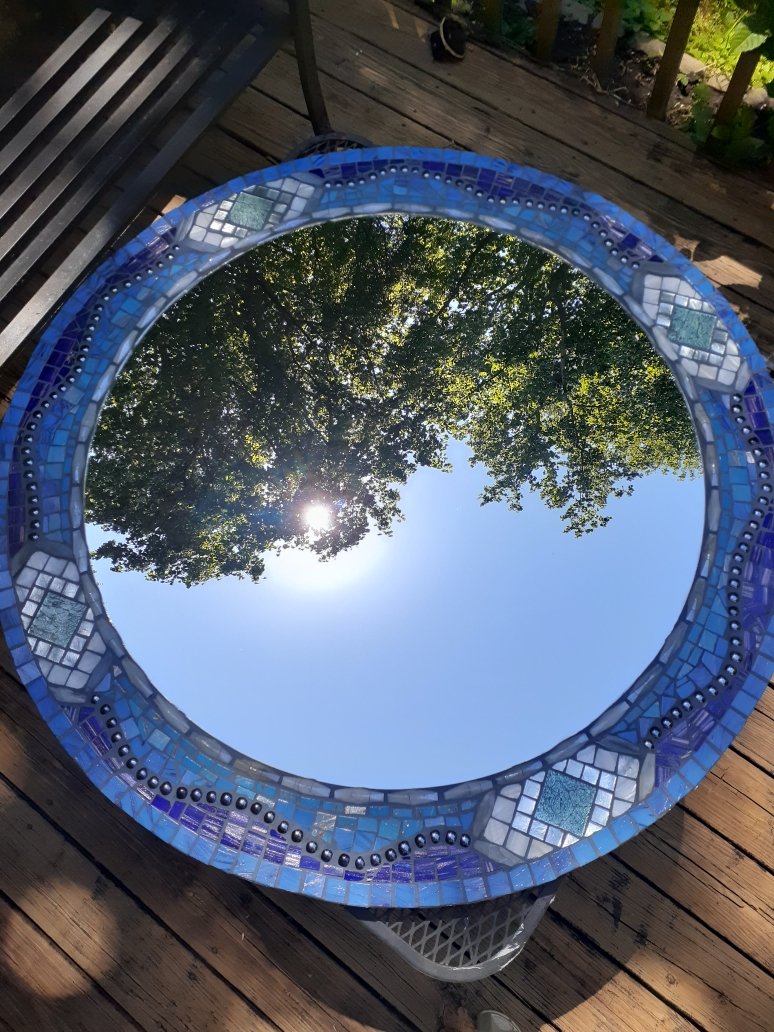 Mosaic Mirror by Pam Watroba