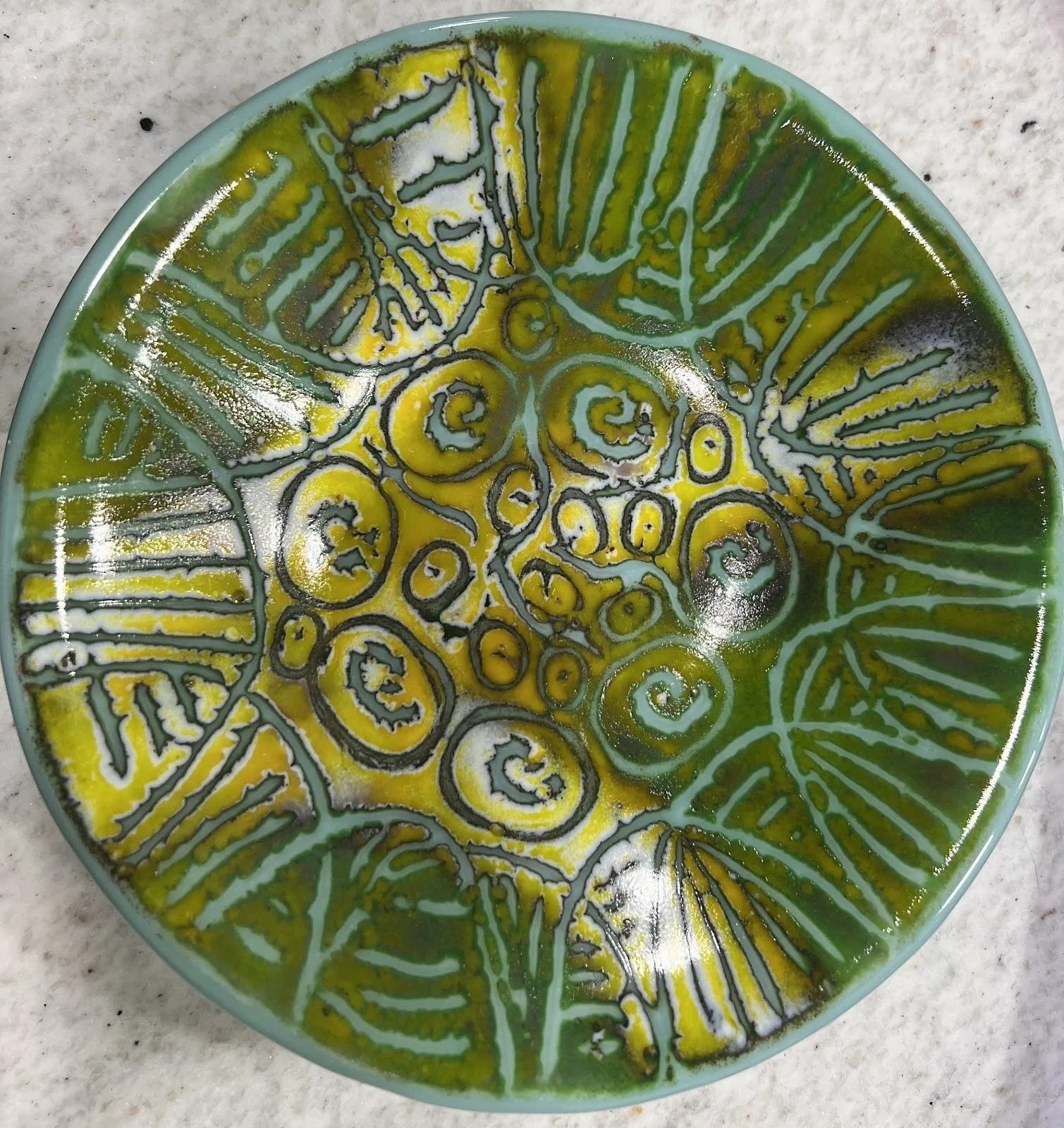 Sgraffito Bowl by Barbara Trower