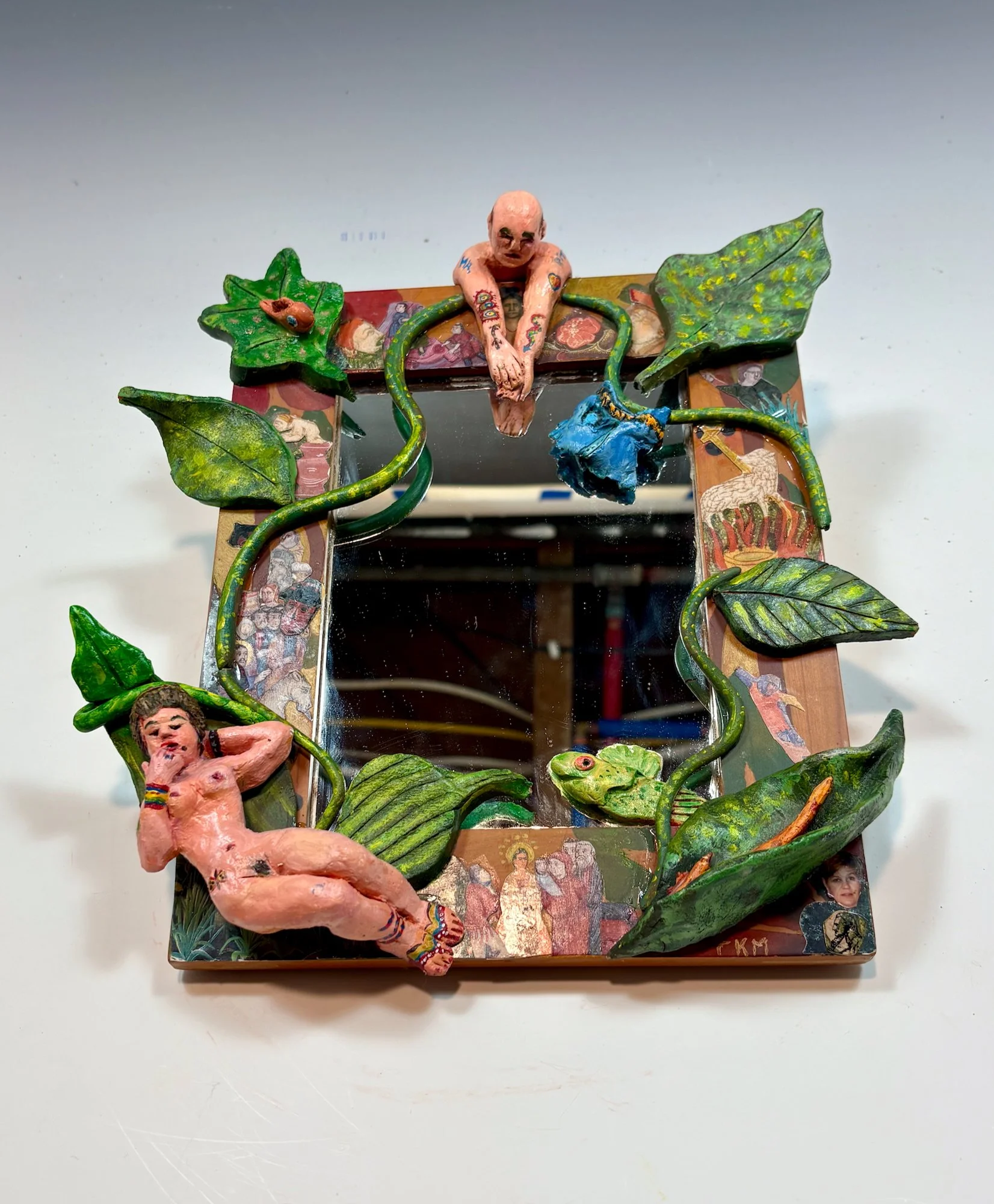 Dreamy Day Mirror by Theresa Knight McFadden