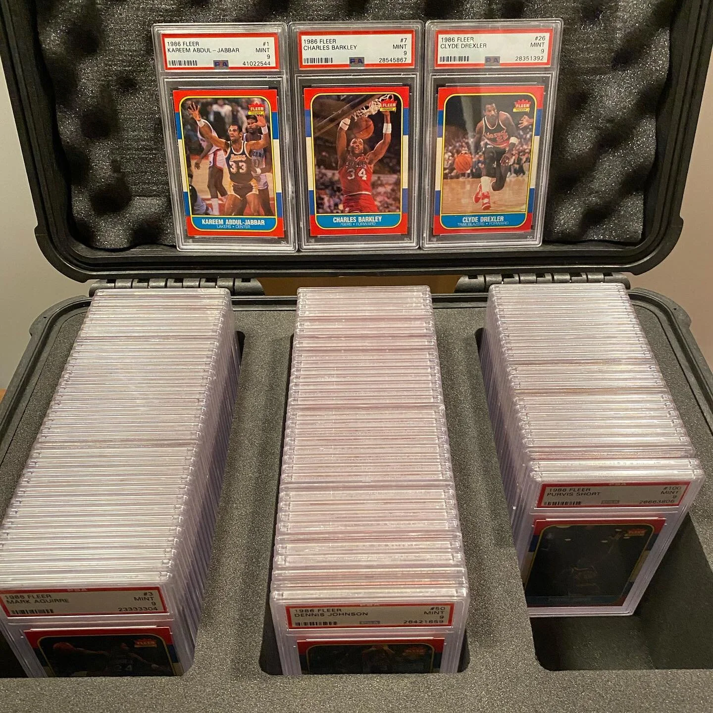 Looking for a nearly complete 1986 Fleer Set? Missing mainly Stars... 103 Cards... All graded PSA 9... Let me know...

FLD Sports | Expo Comics&trade;
&ldquo;The Collector&rsquo;s Superstore&rdquo;...
www*fldsports*com

#fldsports #expocomics #tradin