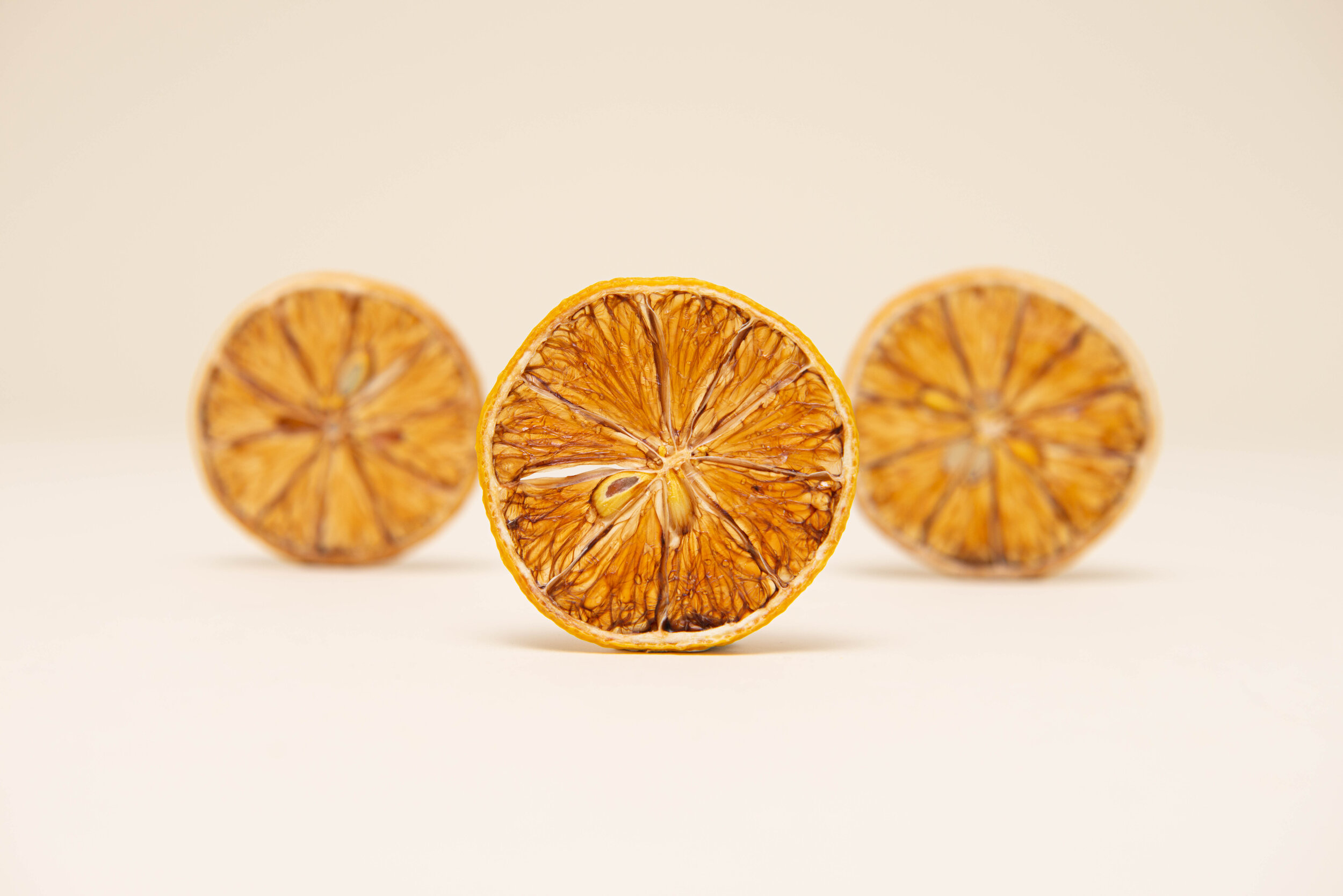 3 fine dehydrated lemon garnishes for cocktails | DEHY Garnish