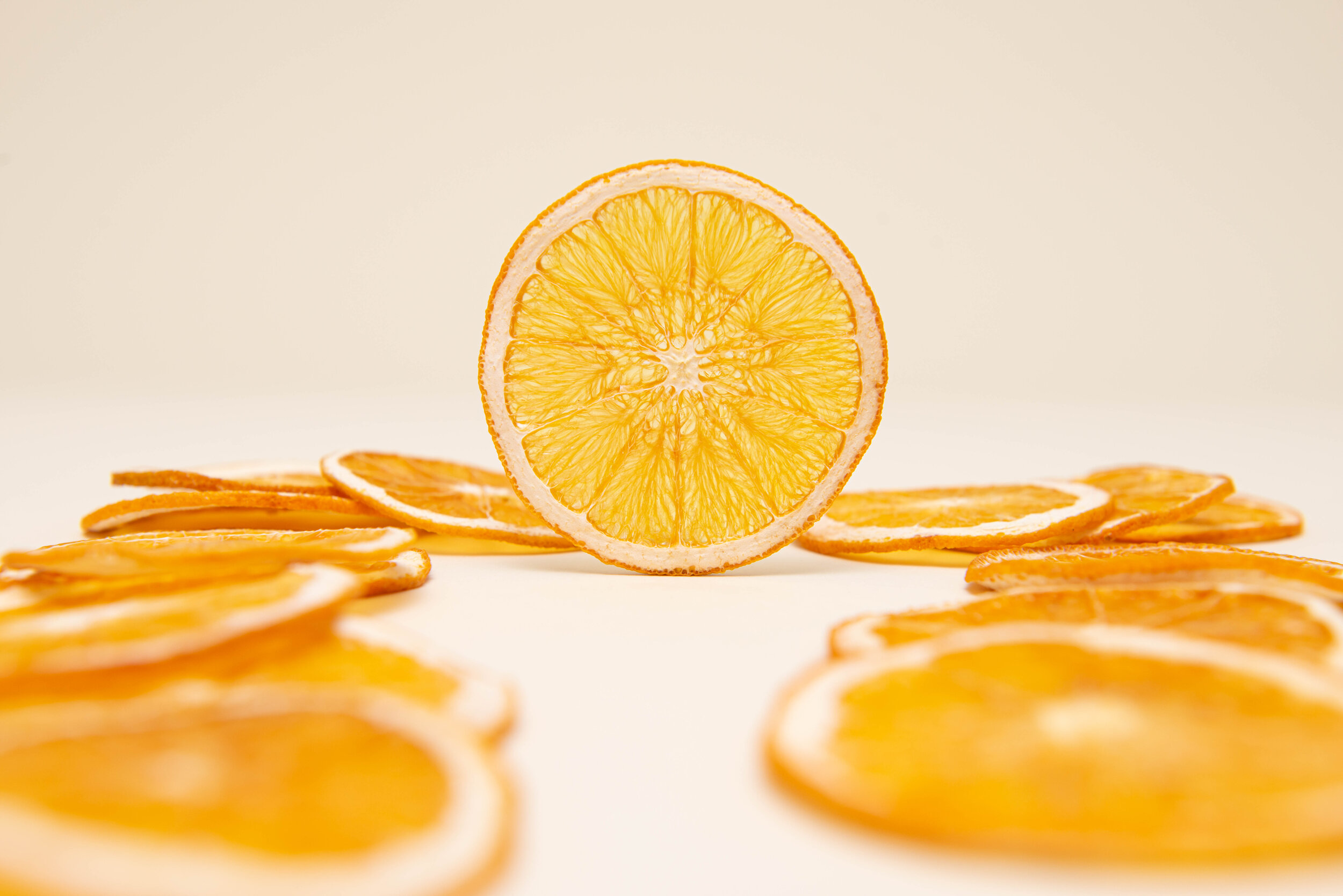 Fine dehydrated orange garnishes for cocktails | DEHY Garnish