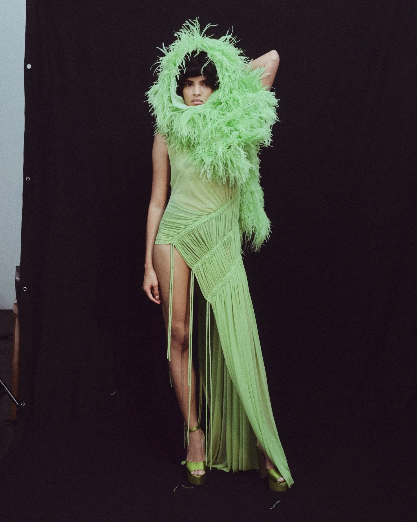 @pinheiroluanna by @_jenna.alexandra in @davidkomalondon and @ginashoesofficial styled by me 💚