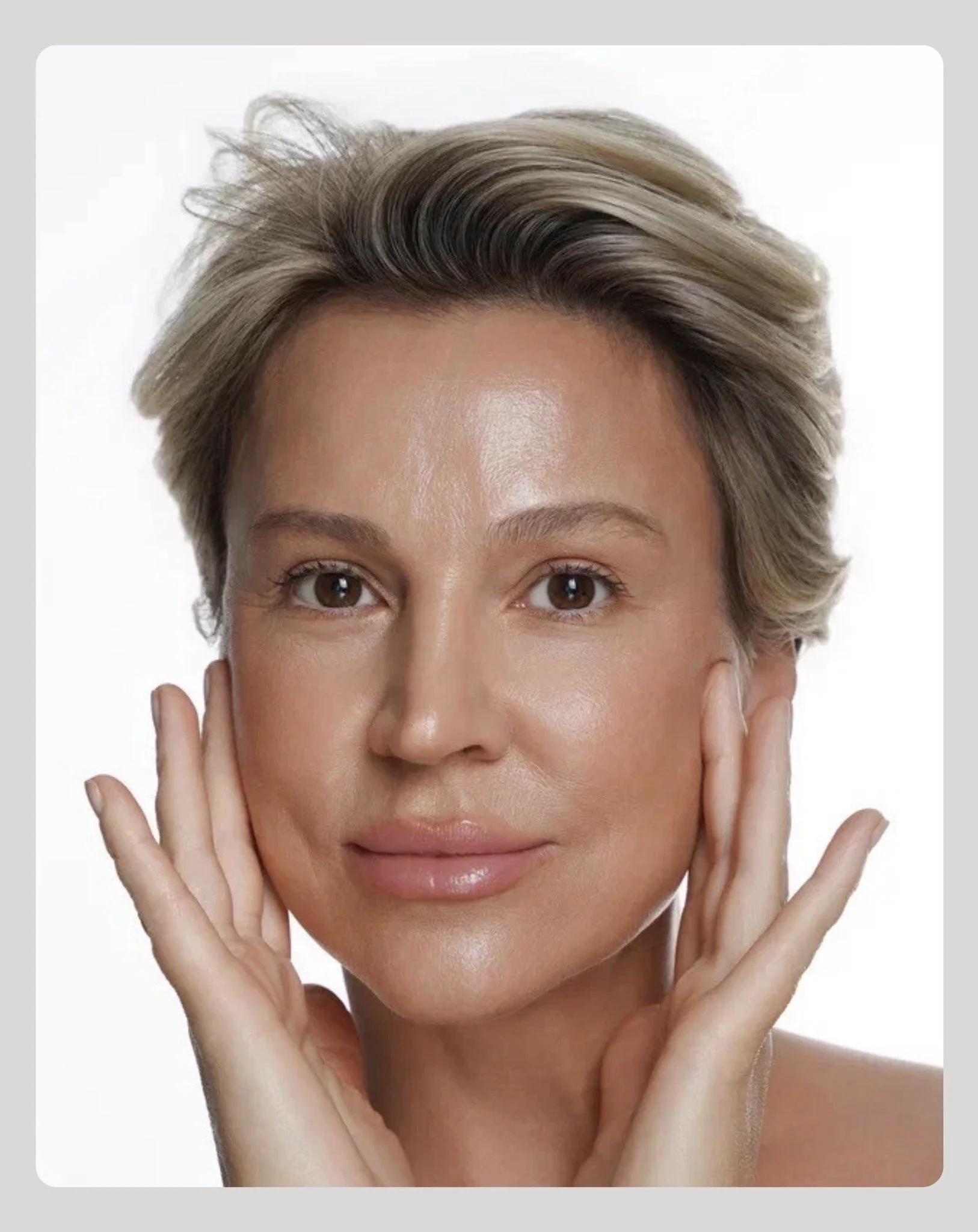 sculpting and lifting facial