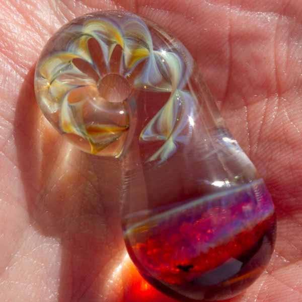 Glass Ash Drop Pendant