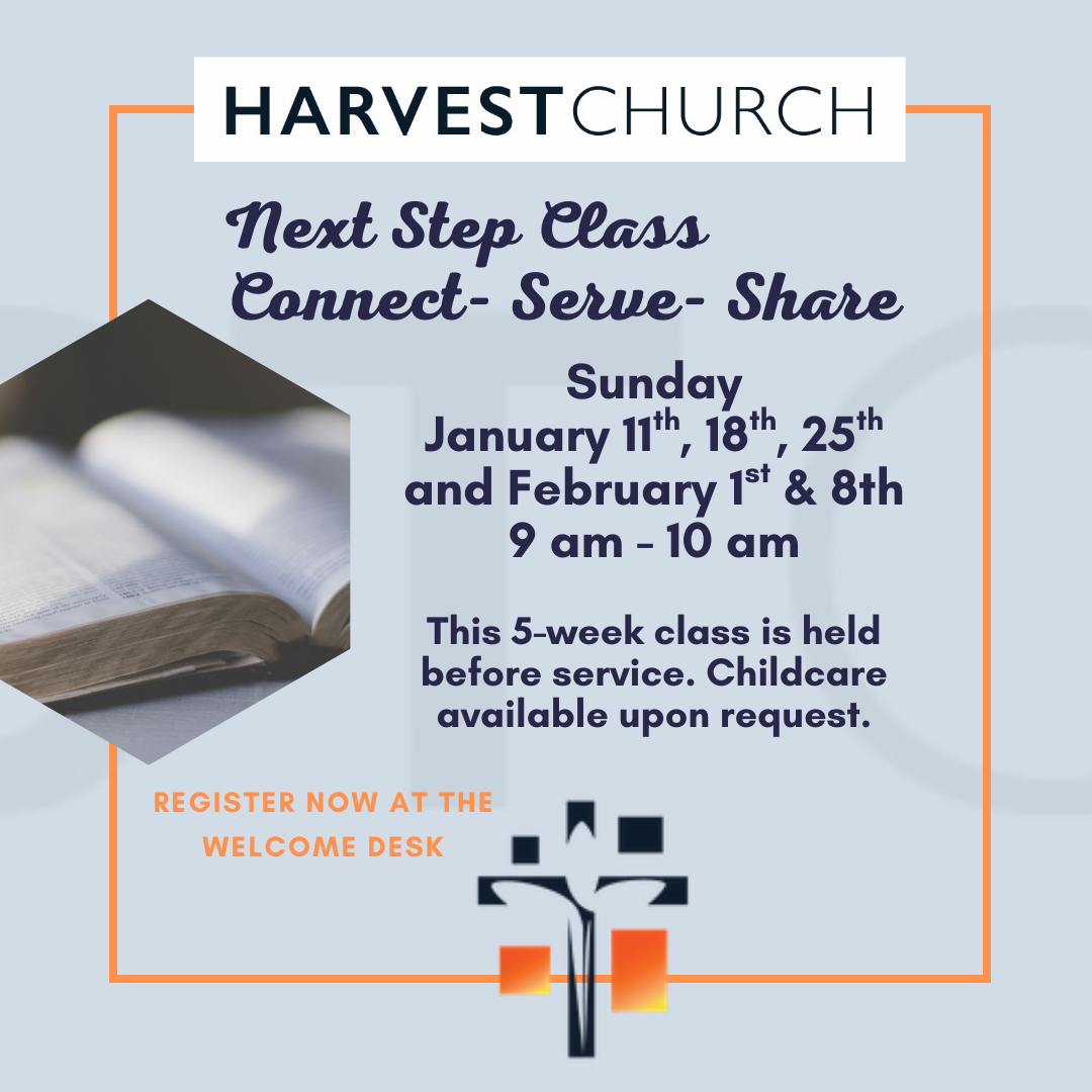 Next Step Classes for Volunteers