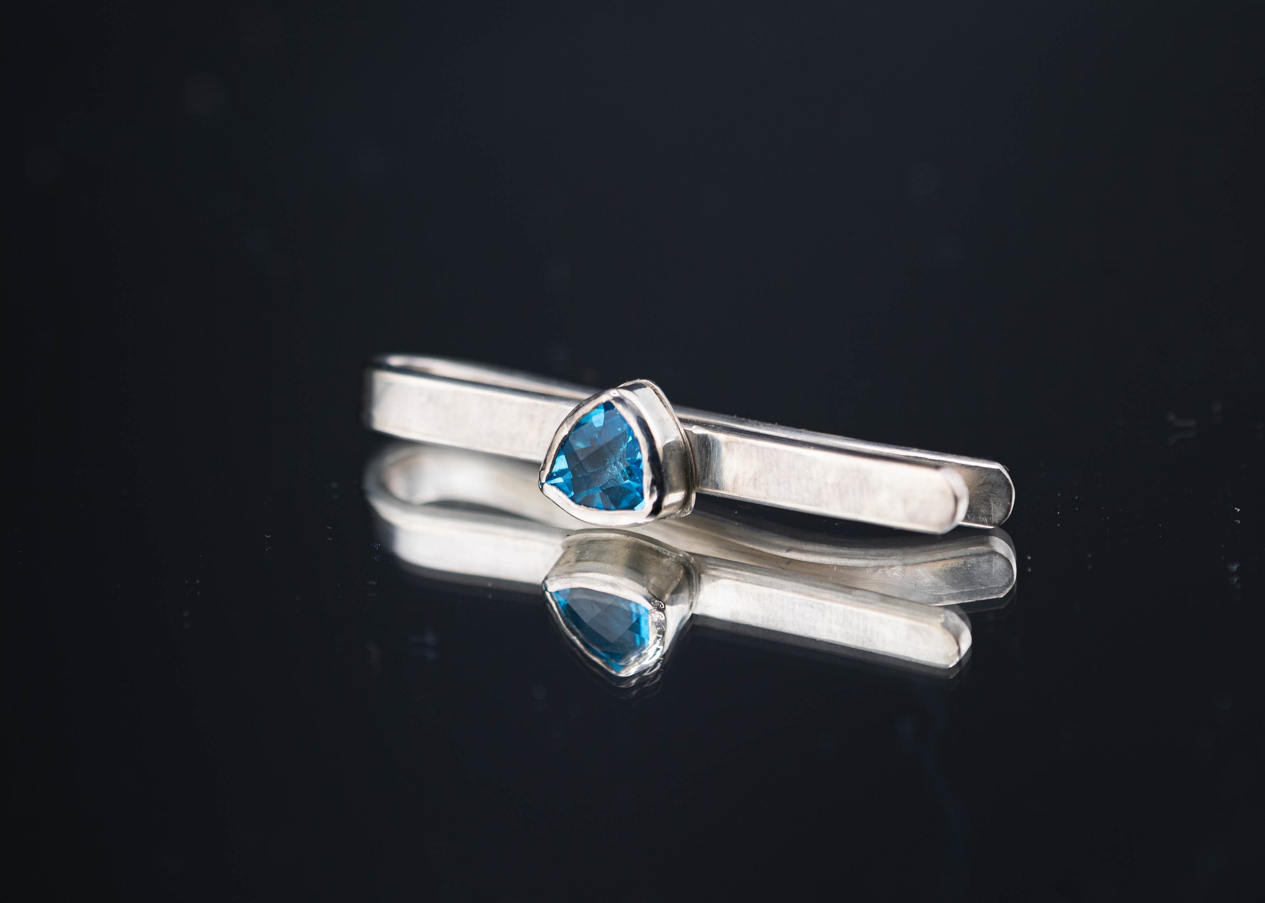 Swiss Topaz Tie Bar