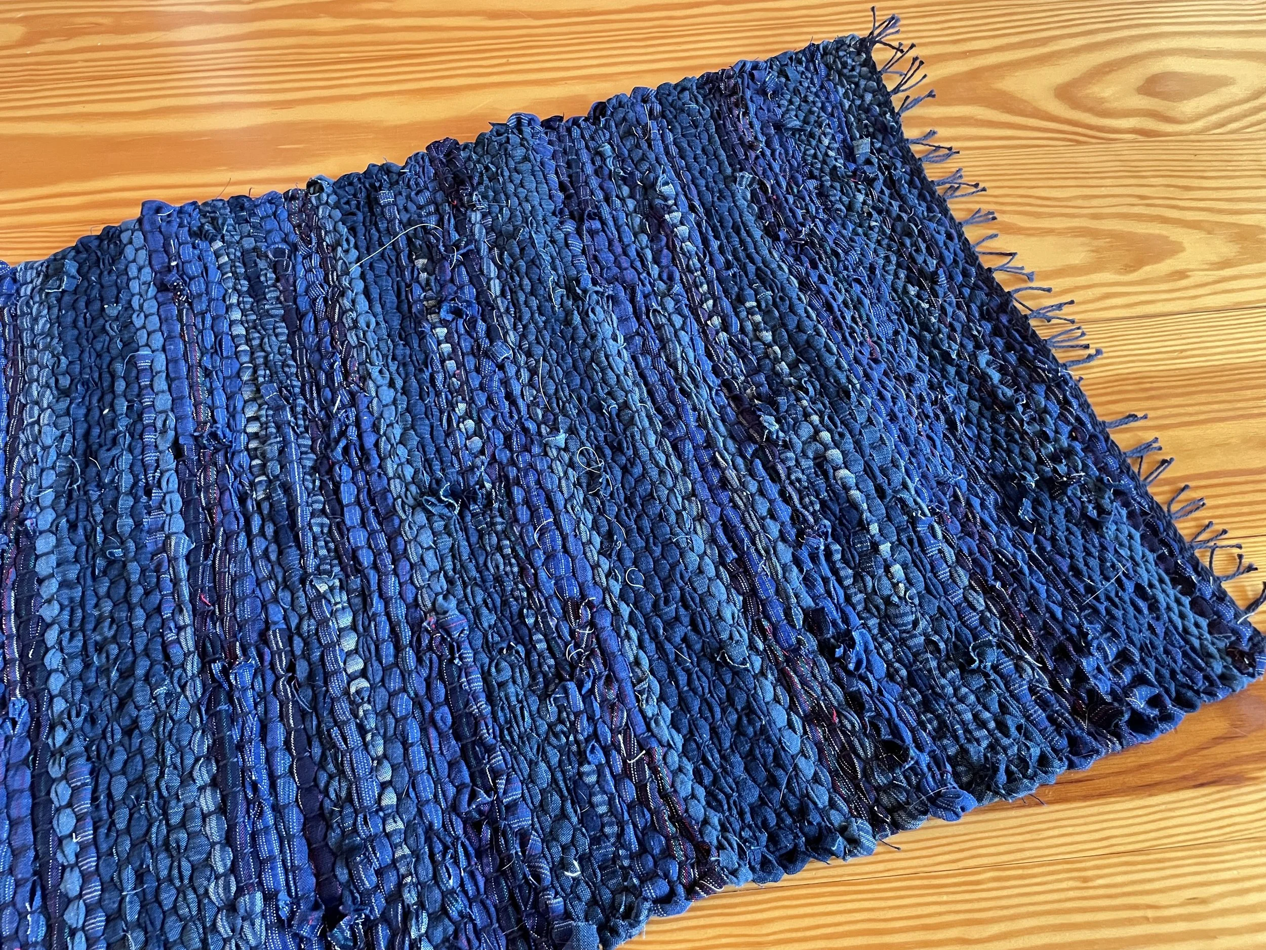 sakiori weaving with vintage Japanese fabrics