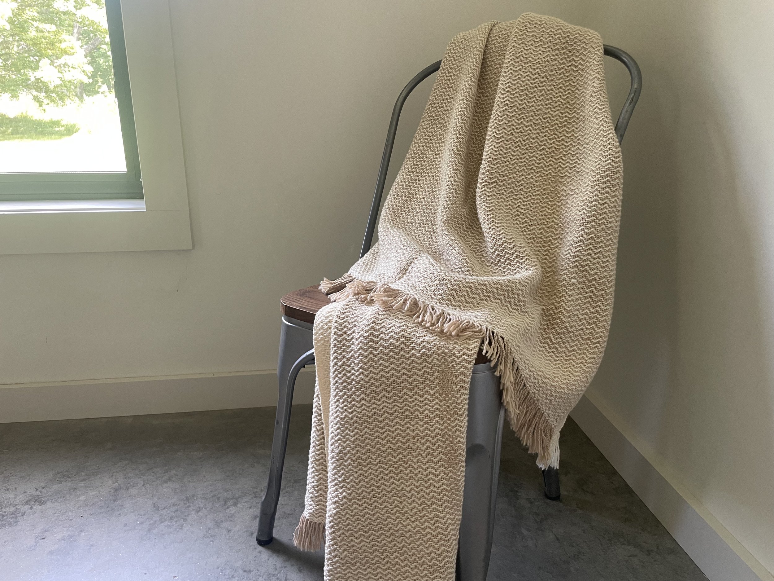 natural cotton blanket