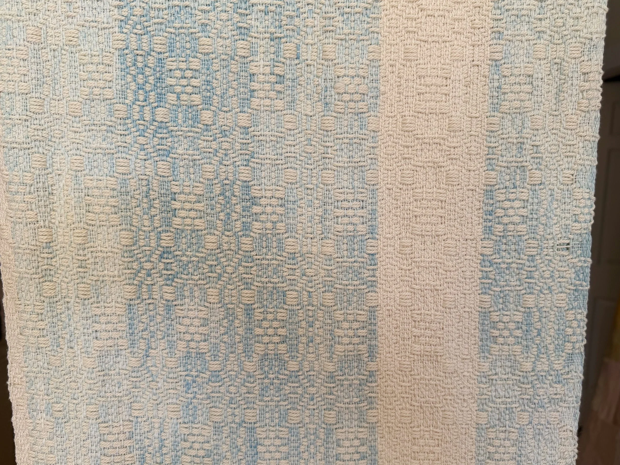 Whig Rose Overshot in Indigo