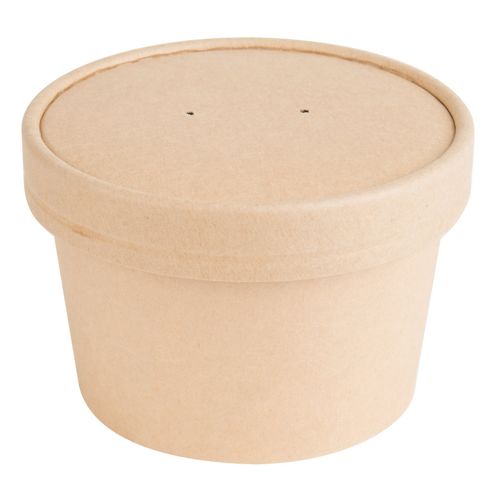 16 oz Ice Cream/Soup Pint Containers w/ Lids Included | 500 count