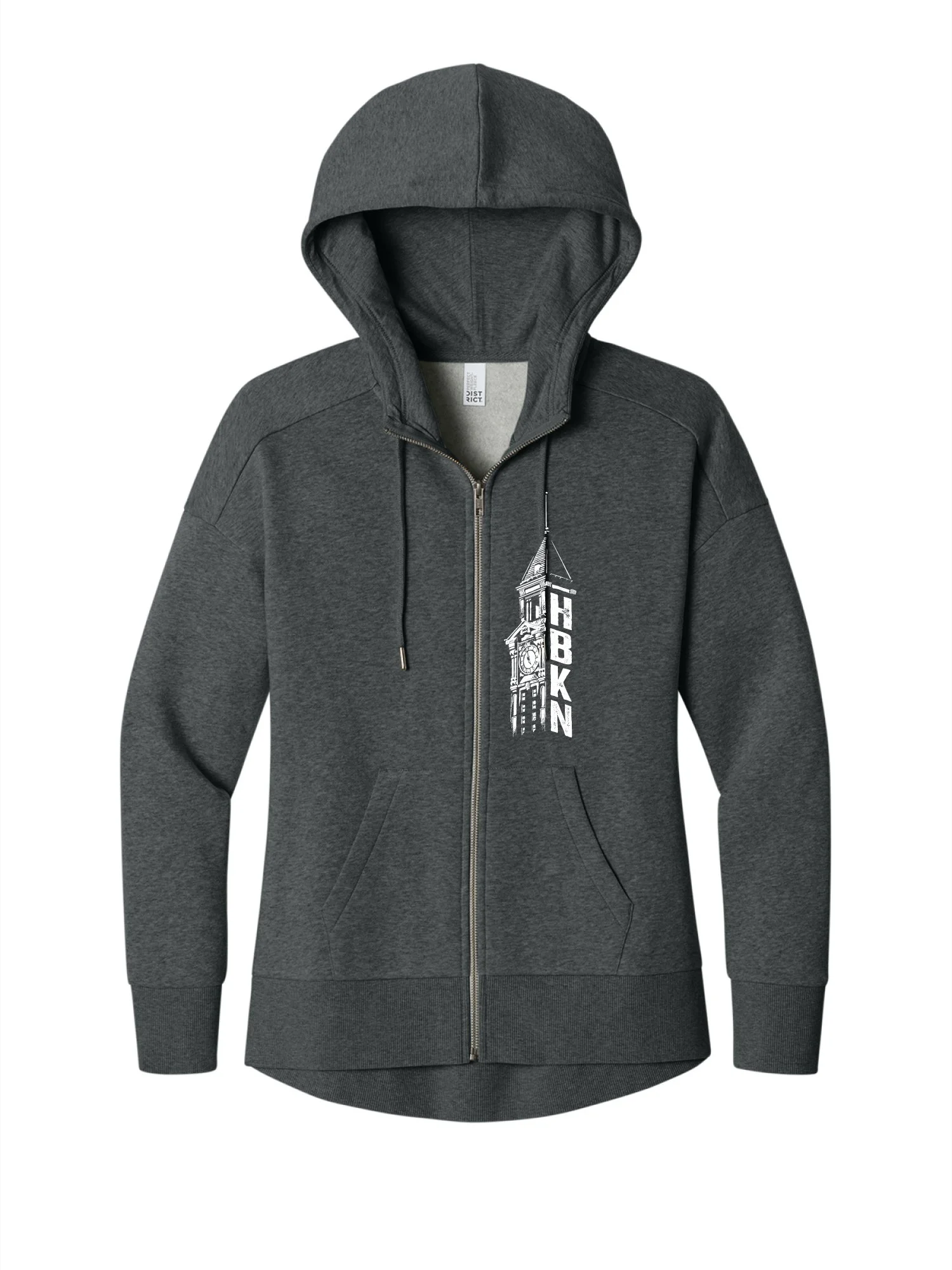 HBKN Clock Tower Ladies Full Zip Hood