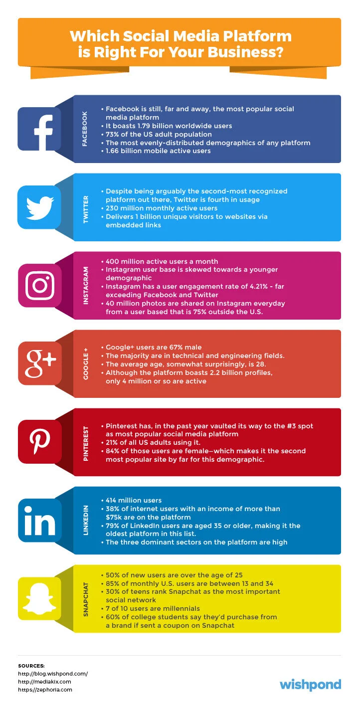Social Media Service Infographics
