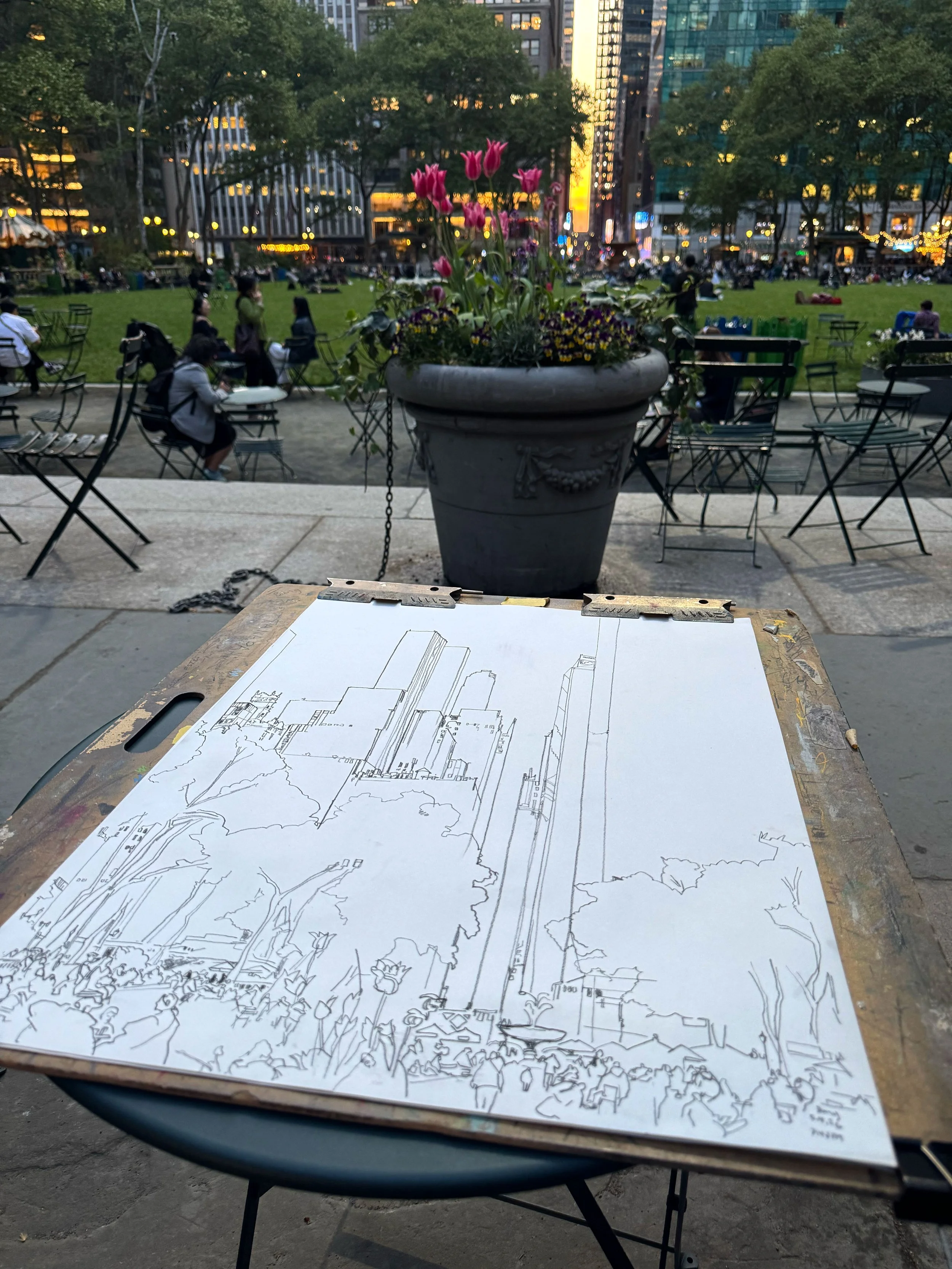 URBAN SKETCHING NYC WORKSHOP JUNE 3RD 5:30PM-8:30PM (ON LOCATION )