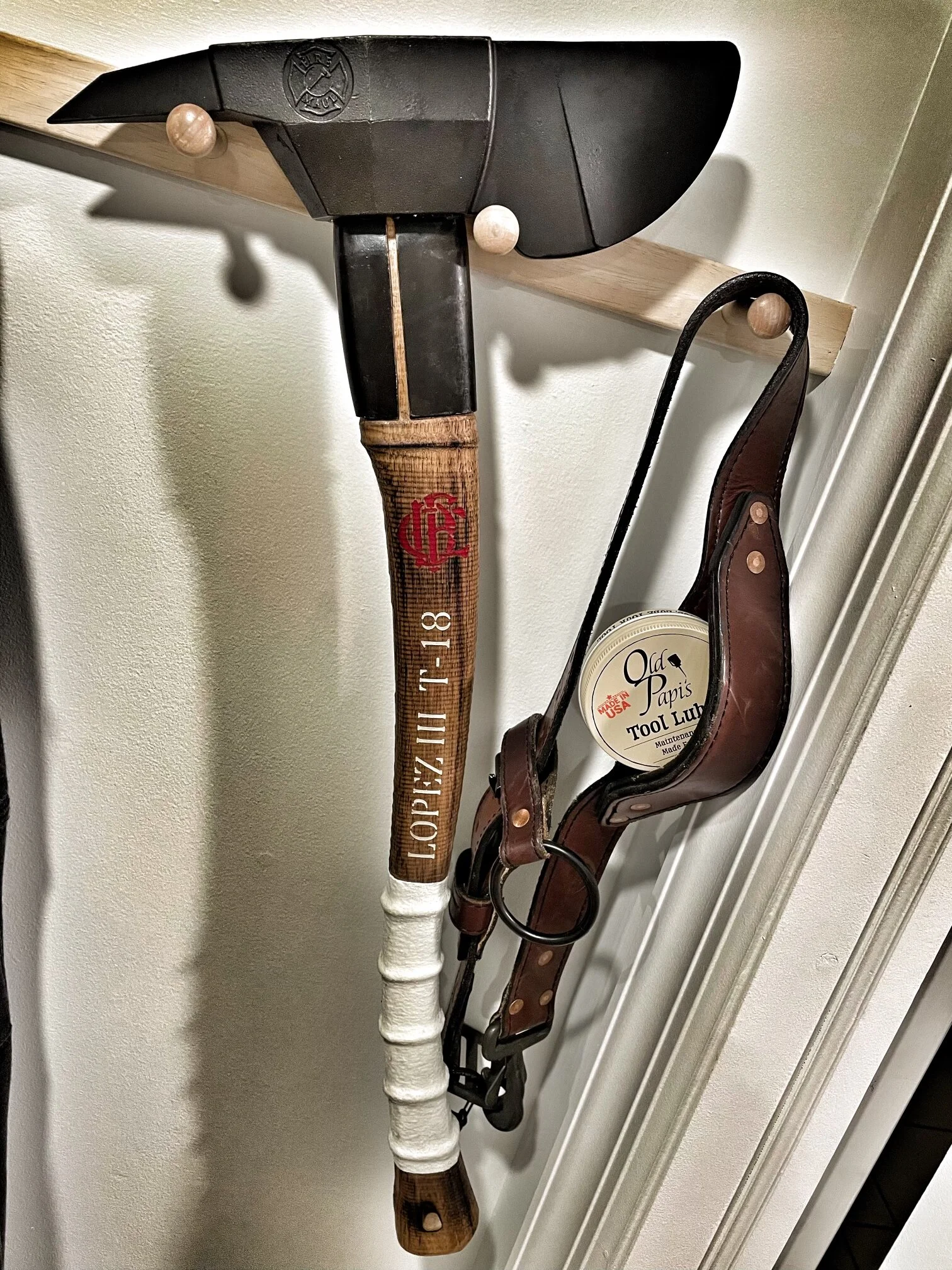 CUSTOM MAULER HICKORY HANDLE — FIRE MAUL TOOLS