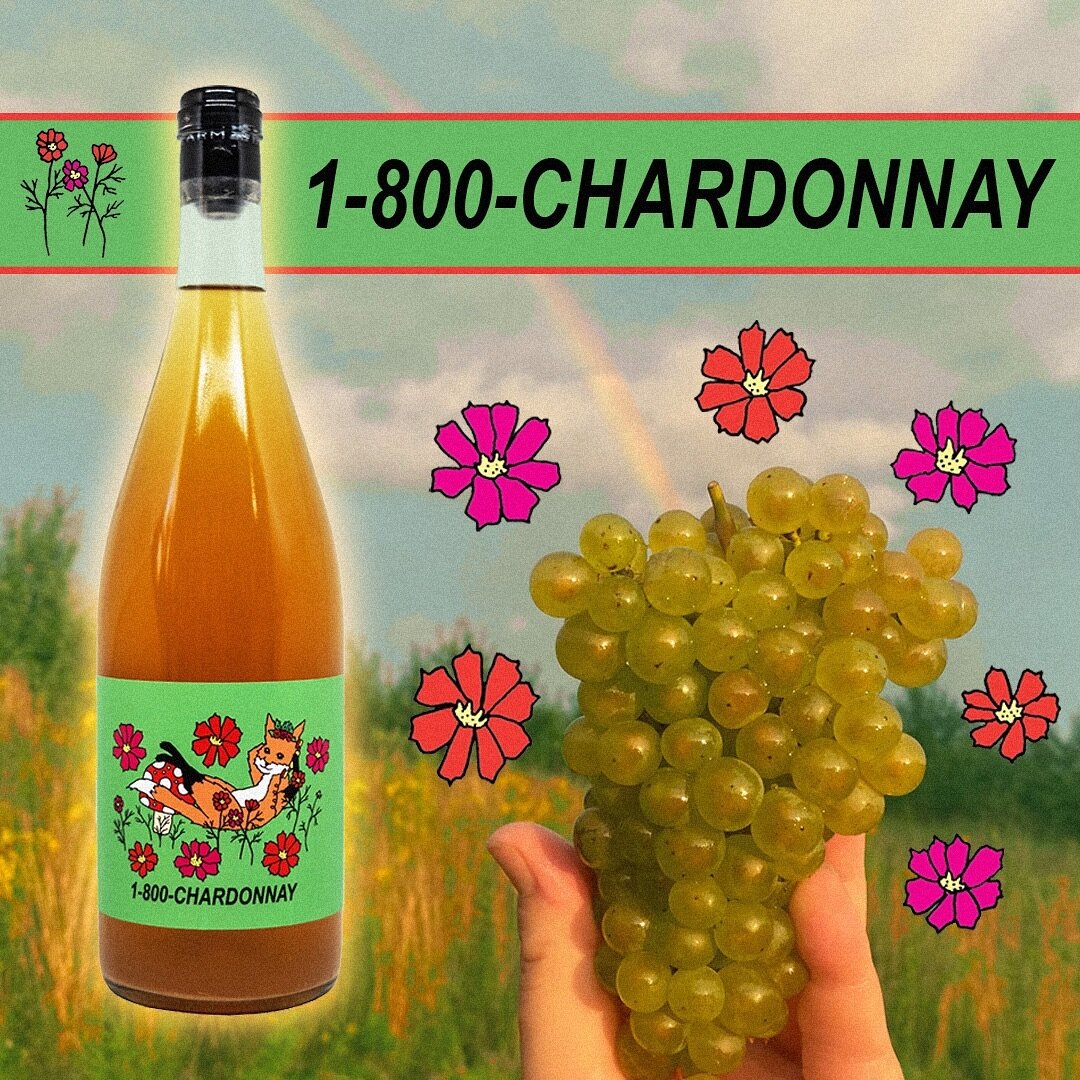 1-800-Chardonnay is a new release made from 100% Chardonnay grown by our friends at Macari Vineyards. 15-day carbonic maceration, aged in stainless. Native fermentation, unfined, and unfiltered. Lightly chill bottle and open one hour before drinking&