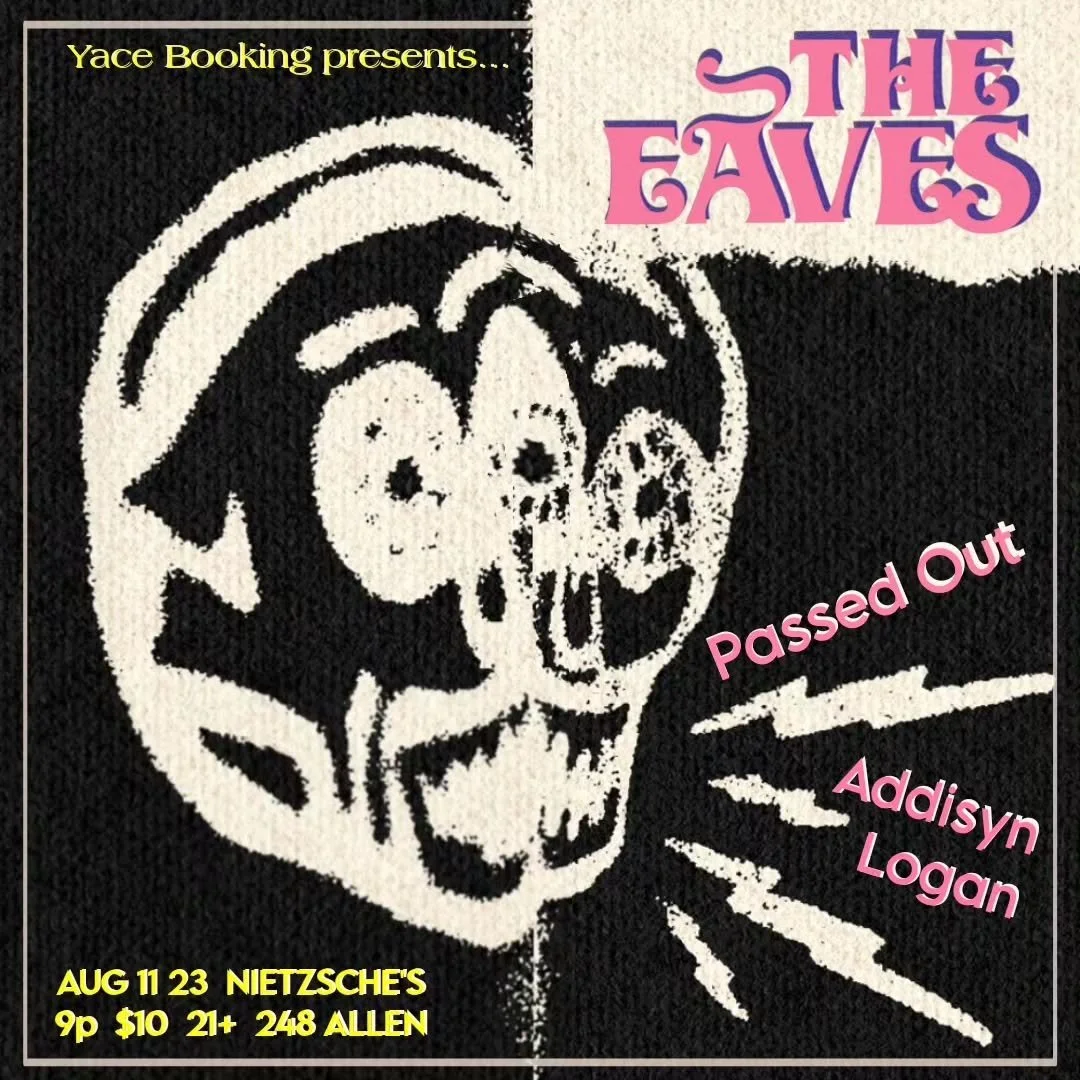 🎉ONE WEEK🎉 til we hit @nietzschesbuffalo with the wonderful @passedoutband and @addisyn.logan !!

We are SUPER stoked for this one and can't wait to get back out in front of you!

💥ALSO💥➡️ Be sure to tune to in @wbfothebridge 88.7 FM this Sunday 