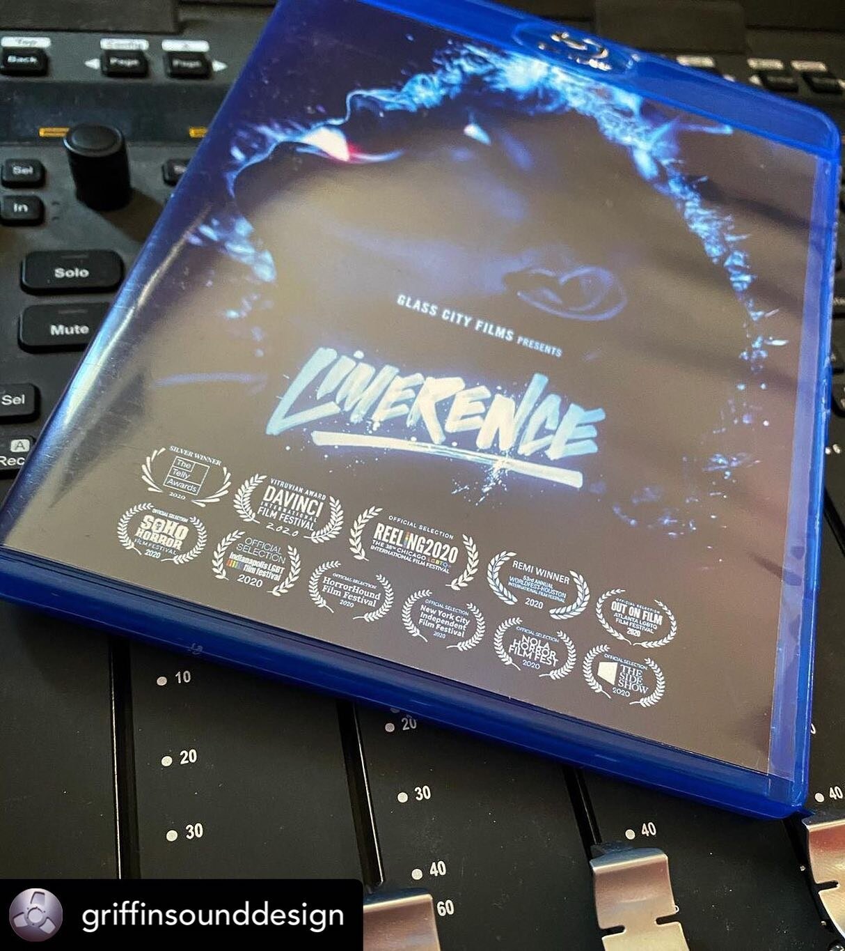 We love seeing our brand-new BluRays start to show up in the wild! 🔥💙🔥 If you just got one in the mail, tag us in your post or use #limerencefilm so we can see it! 

Posted @withregram &bull; @griffinsounddesign Pretty flippin&rsquo; cool to get t