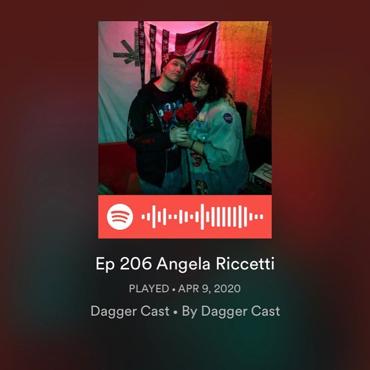 Hey guys, we wanted to repost an awesome interview with Angela Riccetti from all the way back in March (back when 2020 was just getting nuts)! 😬 😷 Dagger Cast is a Chicago-based horror podcast dedicated to the LGBTQ, Black, LatinX and female experi