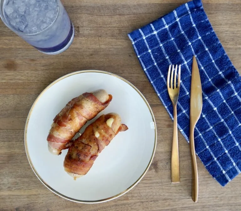 Keto Recipe: Bacon Bratwurst
