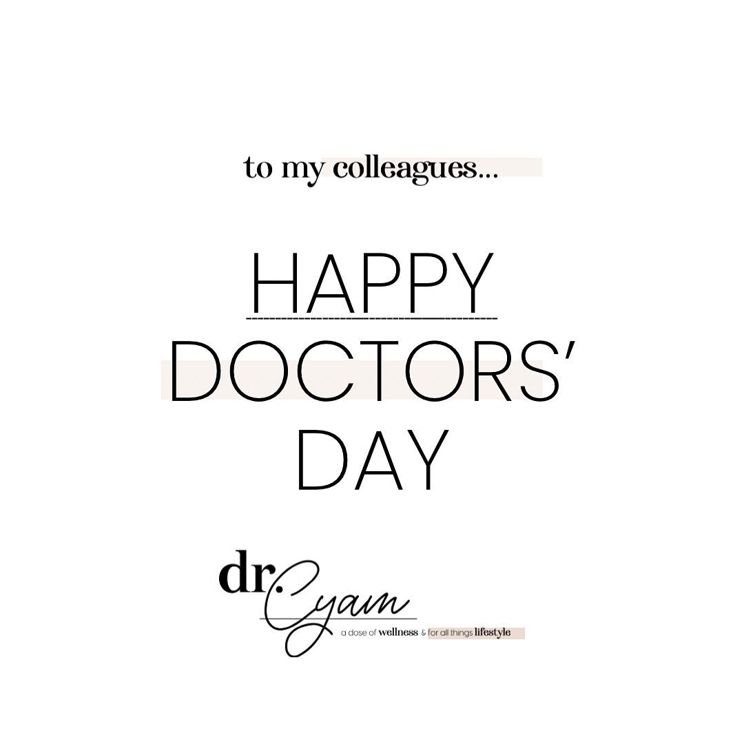 Happy doctors&rsquo; day to these wonderful doctors (tagged) who I follow, chat with, laugh with, maybe even a curbside consult with. You guys could benefit from following them for it fun posts, facts vs.  fiction, or just something educational. Than