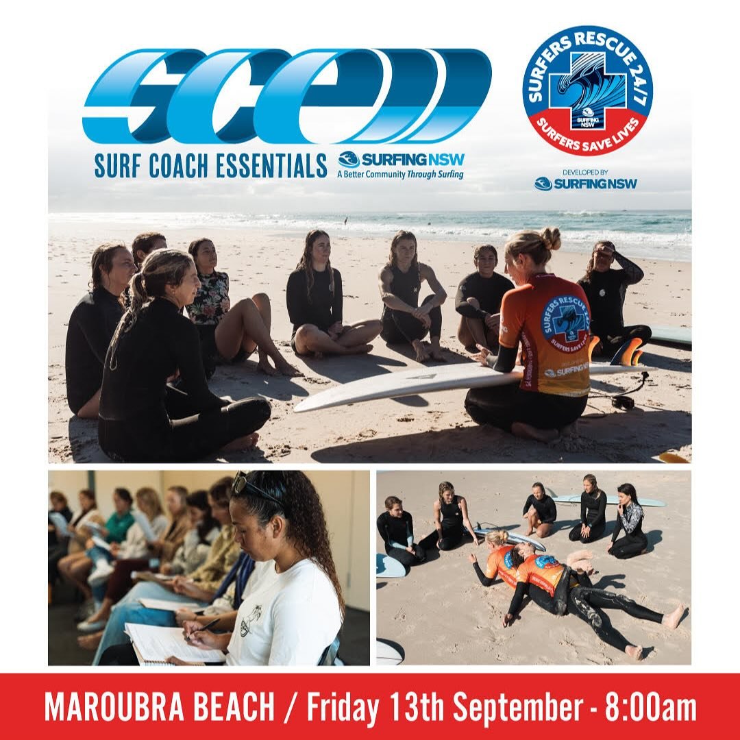🏄&zwj;♂️ Attention NSW Surf Coaches! 🏄&zwj;♀️

Get ready to level up before summer hits! Join our comprehensive Surf Coach Essentials course and secure your 11 essential accreditations. This is the most thorough course available for surf coaches&md