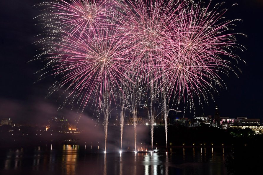 Canada Day fireworks Ottawa