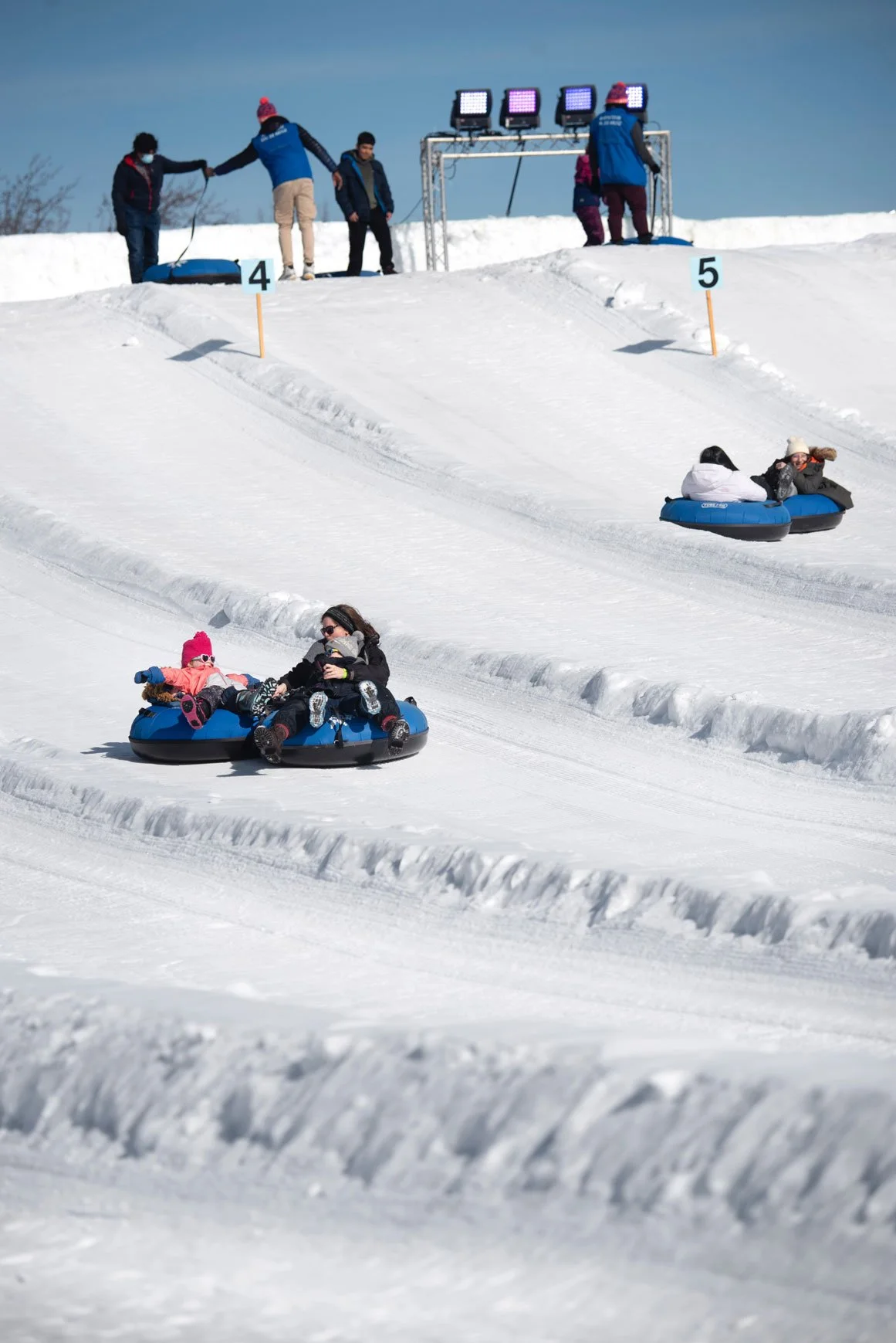 Snowtubing snowflake kingdom Winterlude - Ottawa date ideas winter 