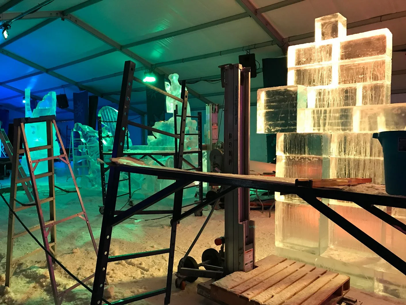 Winterlude ice sculptures Ottawa