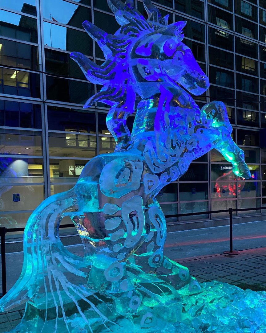 Winterlude ice sculptures Ottawa