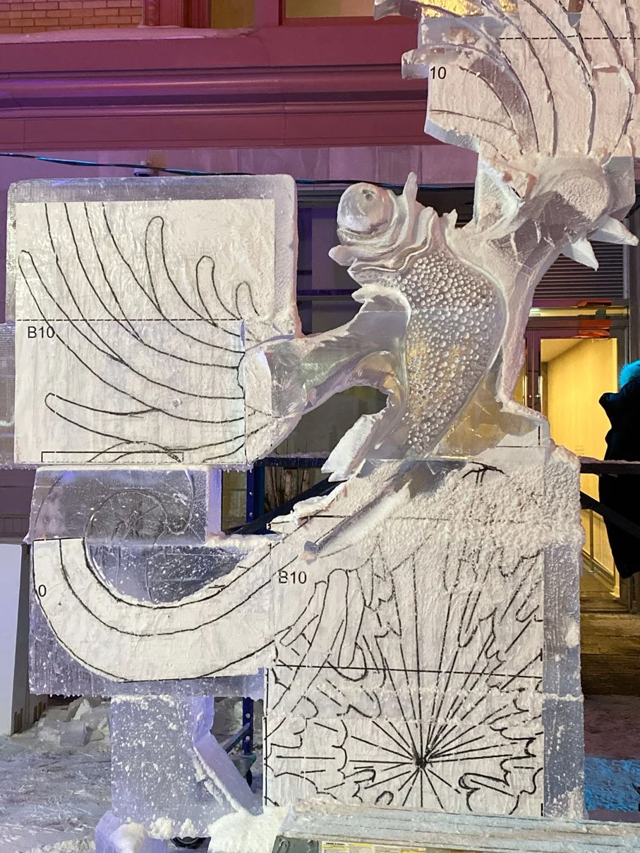 Winterlude ice sculptures Ottawa