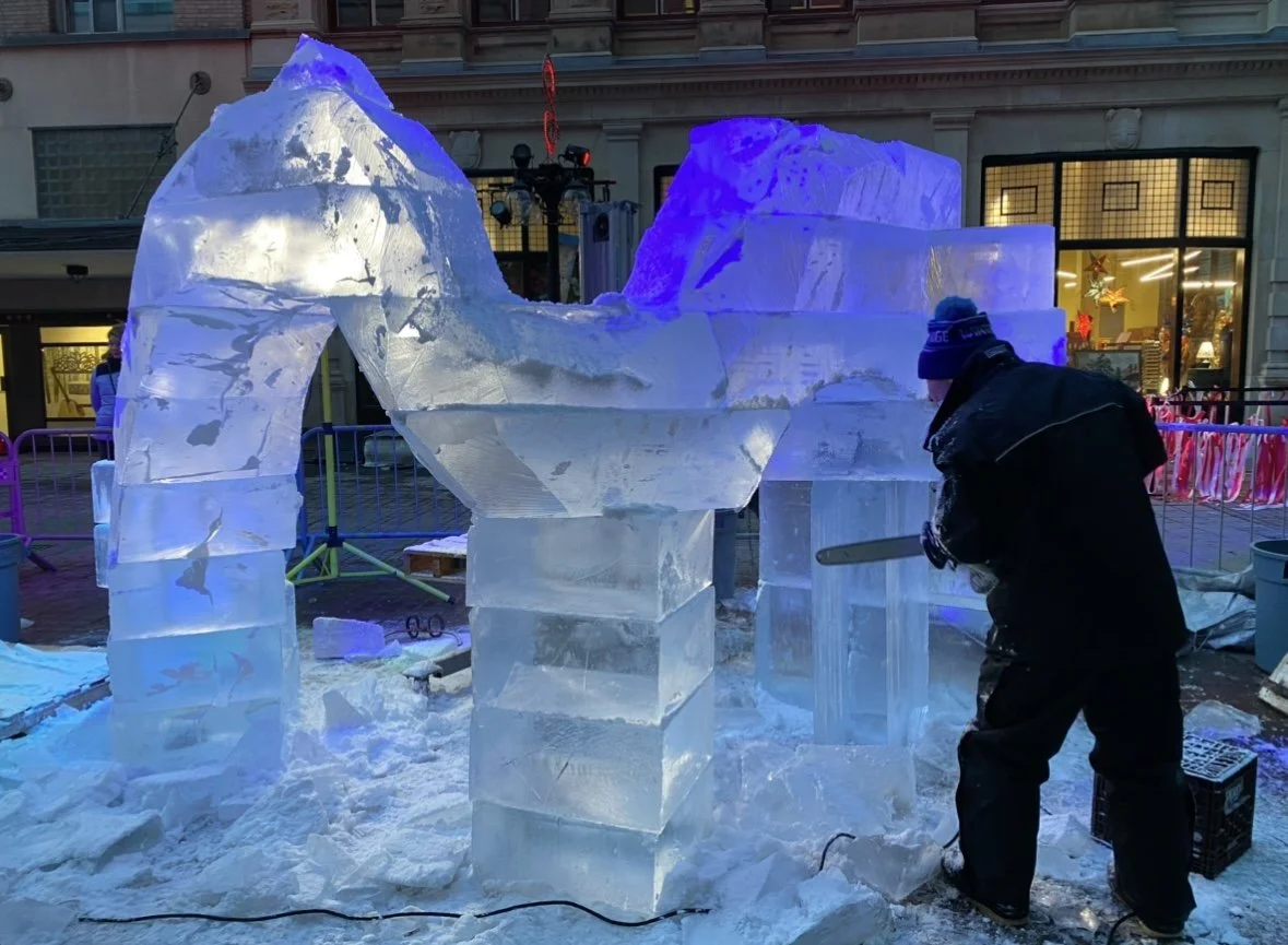 Winterlude ice sculptures Ottawa