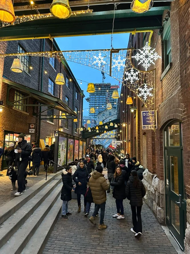 Distillery District free things to do Toronto winter