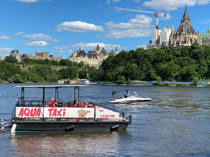 Aqua taxi Ottawa Gatineau boat tours