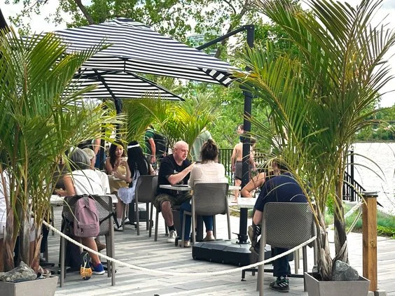 Grand Pizzeria patio Westboro Beach