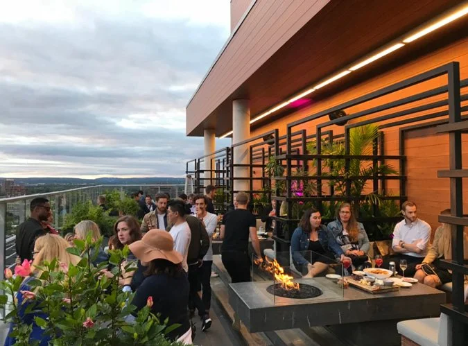 Andaz Hotel Rooftop Patio - Copper Spirits and Sights