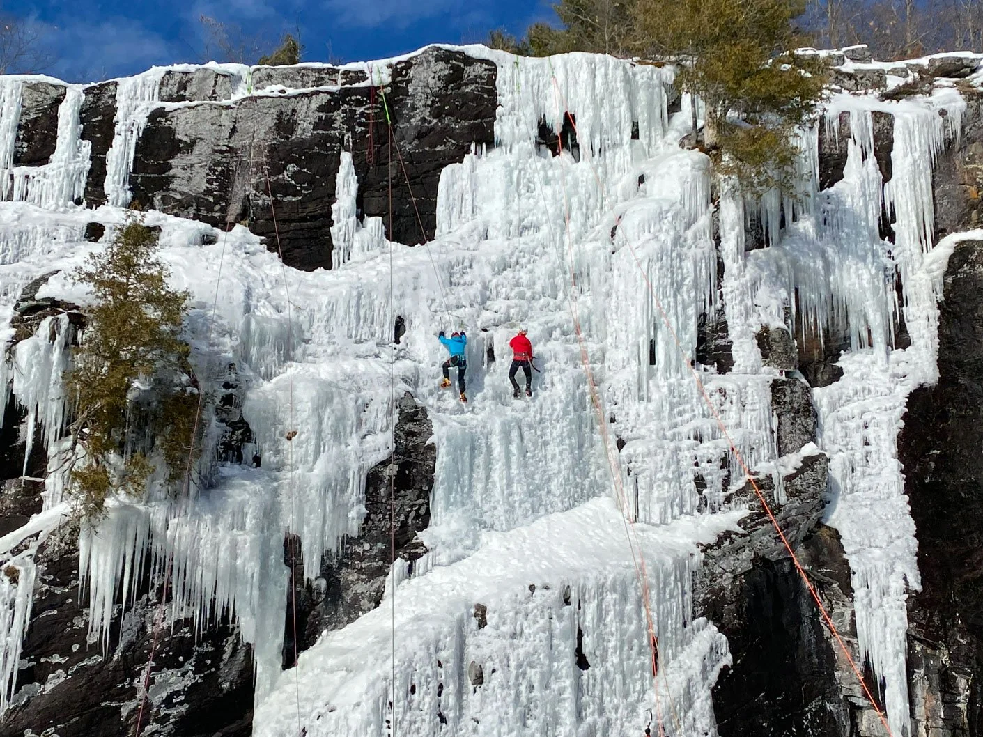 Ice climbing Ontario