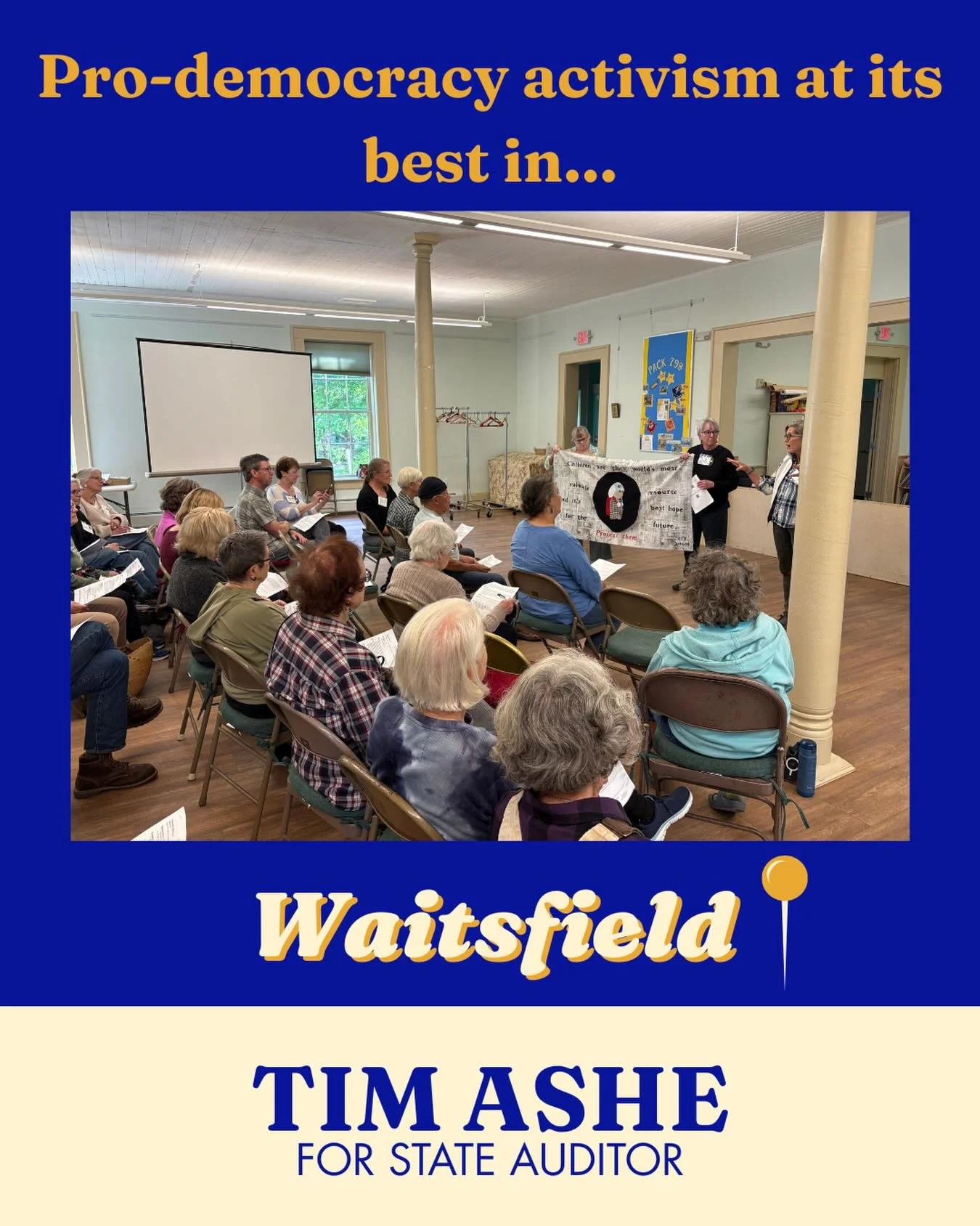 I was grateful to join this group of pro-democracy Mad River Valley community members this week. They are rightly concerned by what&rsquo;s coming out of the Trump Administration.

As State Auditor, I&rsquo;ll look for ways to insulate the State budg