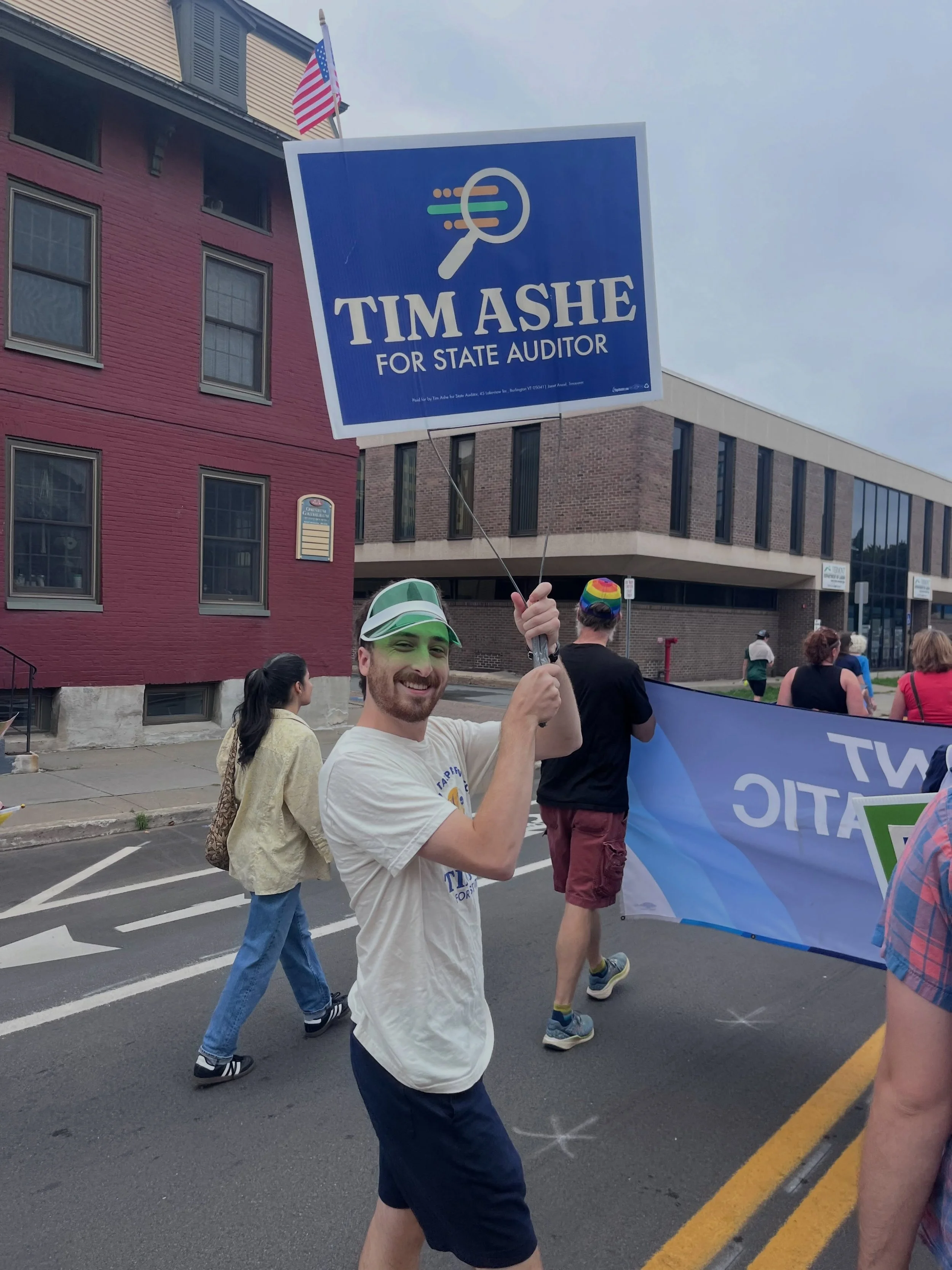 Team Tim was at Pride in downtown Burlington today! Happy Pride! 🏳️&zwj;🌈