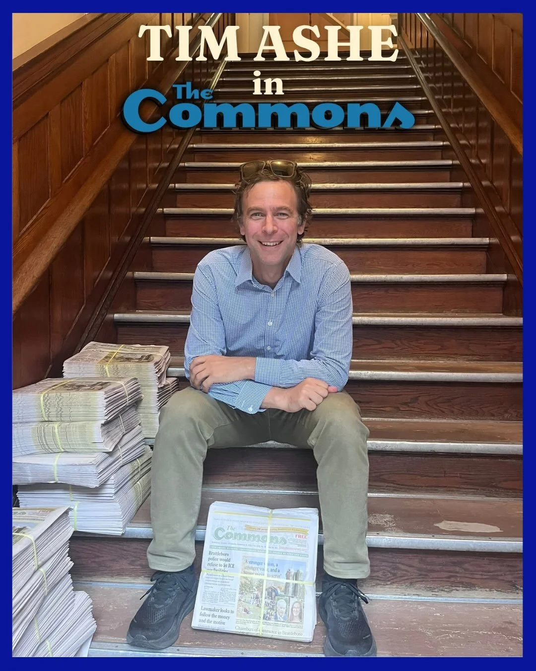 It was great catching up with The Commons staff in Brattleboro last week. As Auditor, Vermonters will see me in every corner of the state, bringing a reality check back to Montpelier.

#brattleborovermont 
#brattleborovt