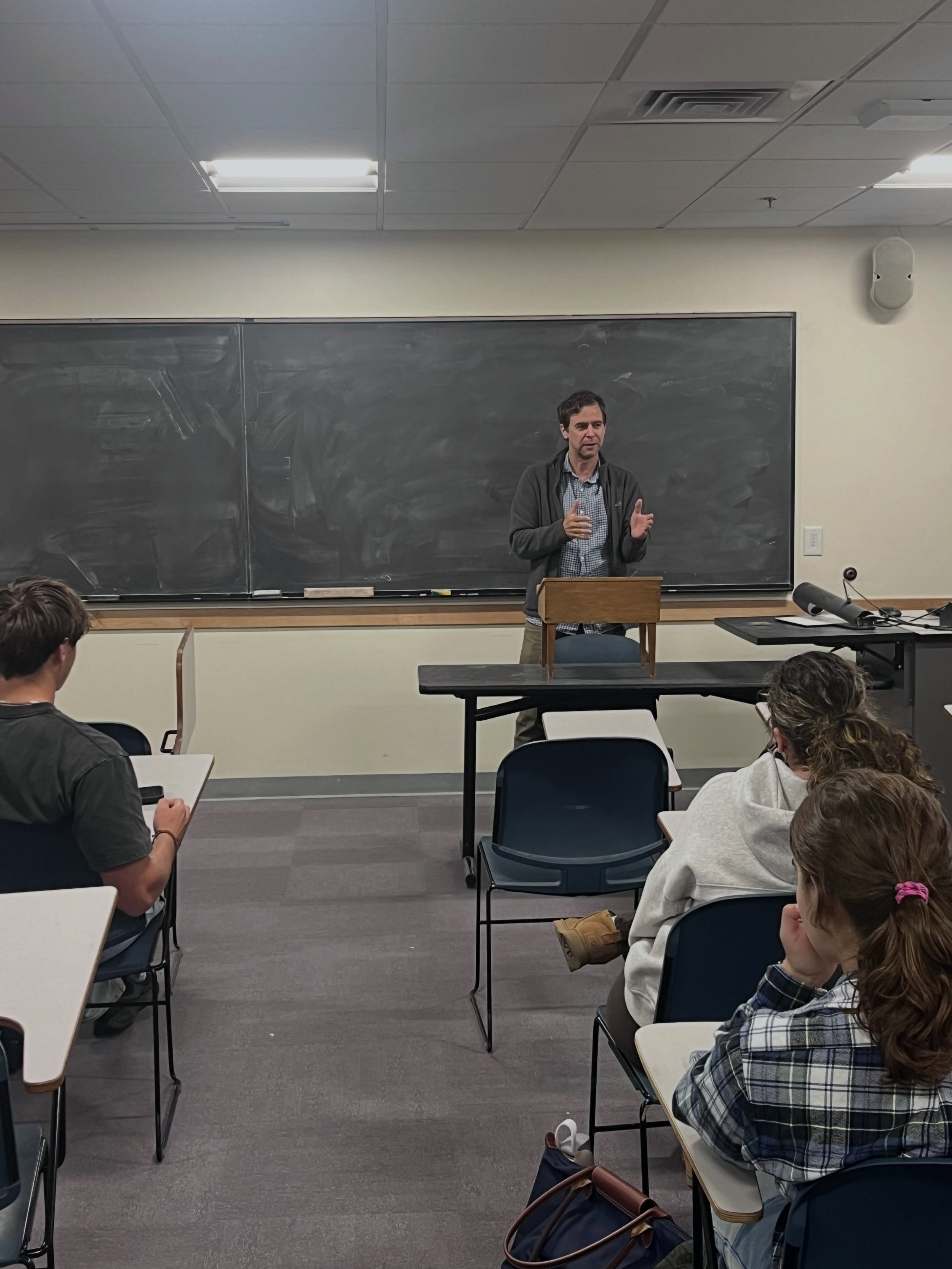 Good to be back at Old Mill. Thanks to the UVM Political Science Club for the conversation and the great questions.