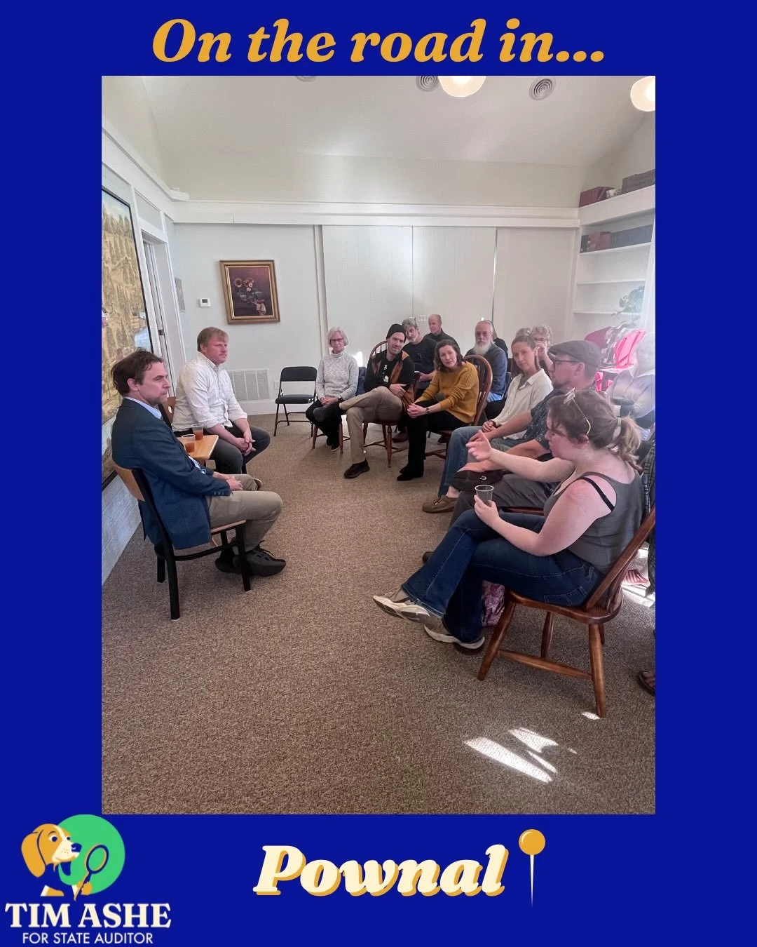 State government needs to be attentive to every corner of Vermont. In Pownal&rsquo;s case, this literally means them! Thanks to @cooperforvermont for organizing such a great conversation.

#pownalvt